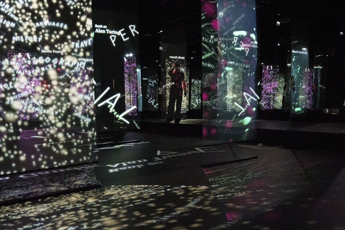 Image of Harvard CAMLab Exhibition, by Kim Albrecht, data visualization research